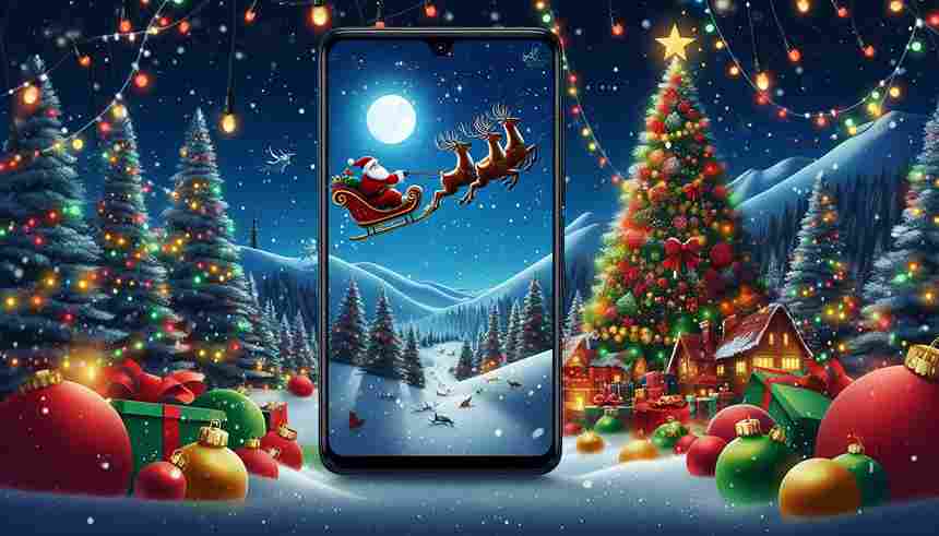 Christmas phone wallpaper